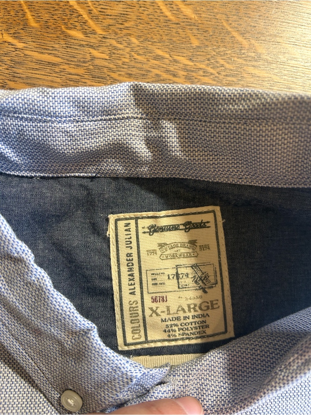 Alexander Julian Light Blue Short-Sleeve Button-Up Shirt NWT - Picture 5 of 10